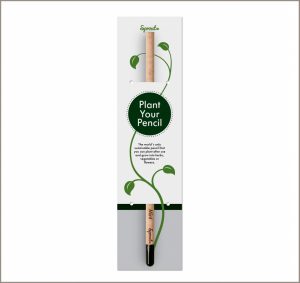 Packaging de presentació del llapis plantable Sprout